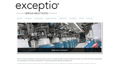 Desktop Screenshot of exceptio.co.uk