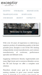 Mobile Screenshot of exceptio.co.uk